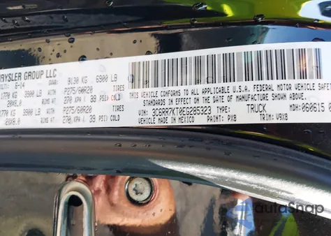 2014 Ram 1500 Express from USA, damaged, VIN 3C6RR7KT0EG285323